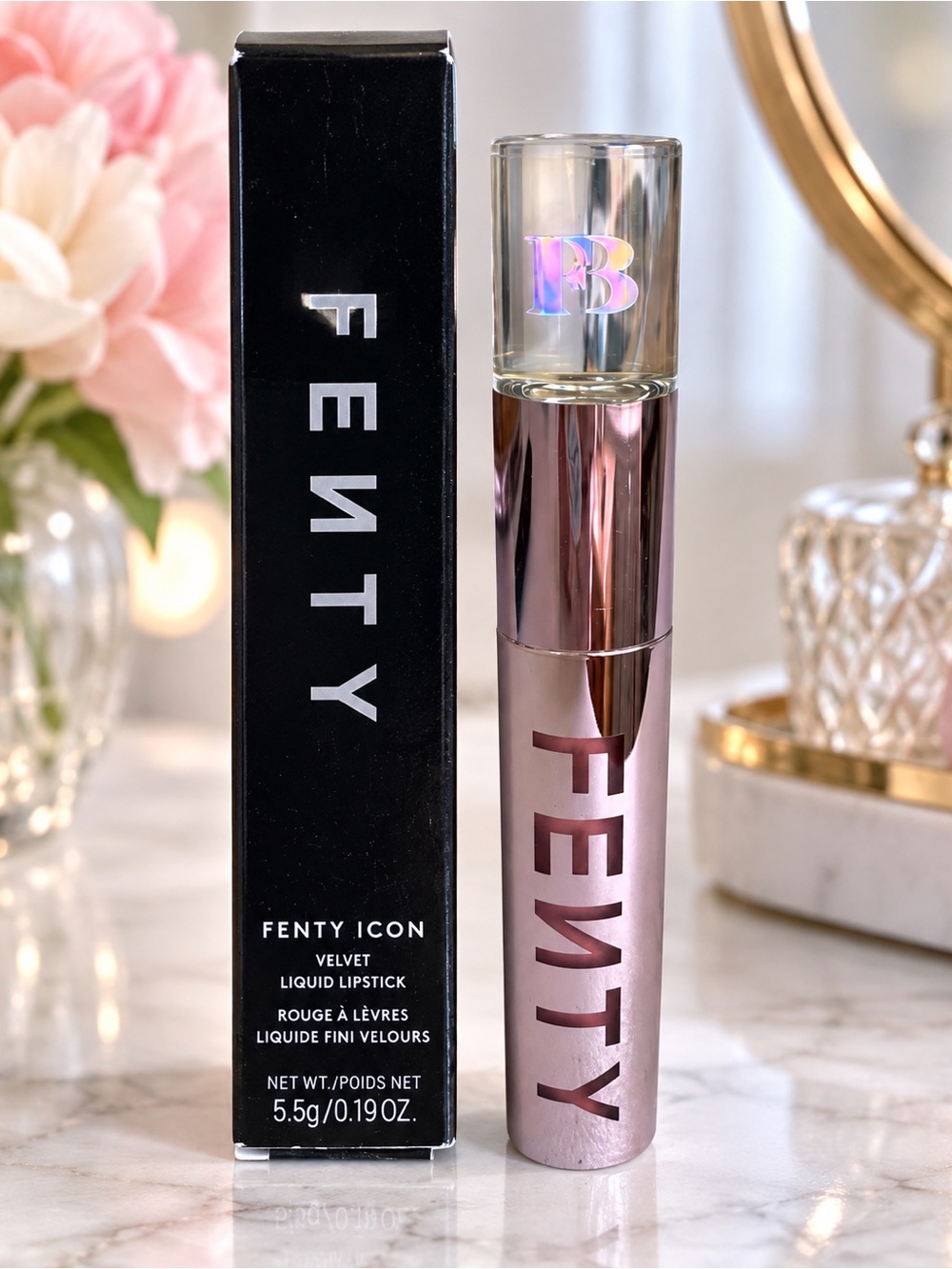 FENTY BEAUTY Fenty Icon Velvet Liquid Lipstick C-Suite Heart 03 Full Size NIB